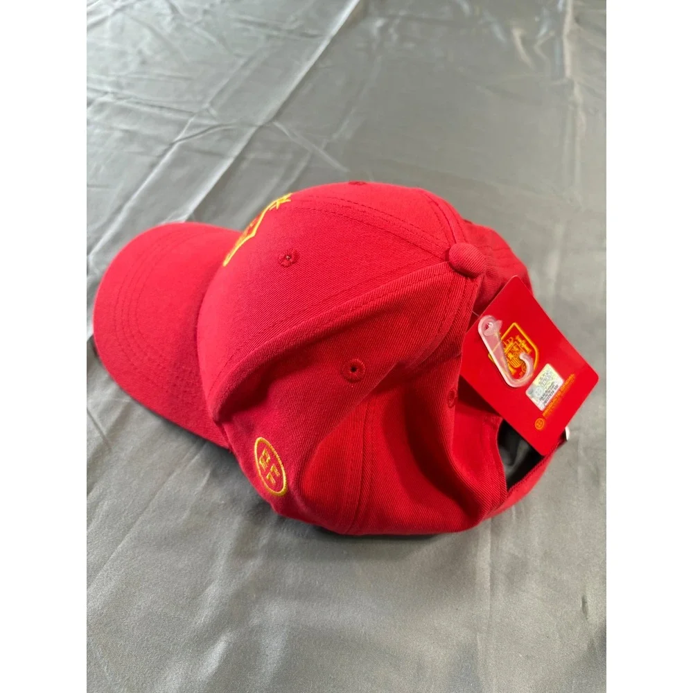 Spain National Team RFEF Official Licensed Red Soccer Baseball Cap Hat New